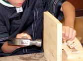 Use power tools and work with your hands in Woodworking.
