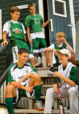 Boys play what they like and get introduced to other great sports.