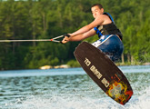 No boys camp is complete without Waterskiing.